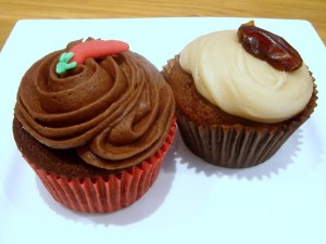 Chilli chocolate and sticky date cupcakes