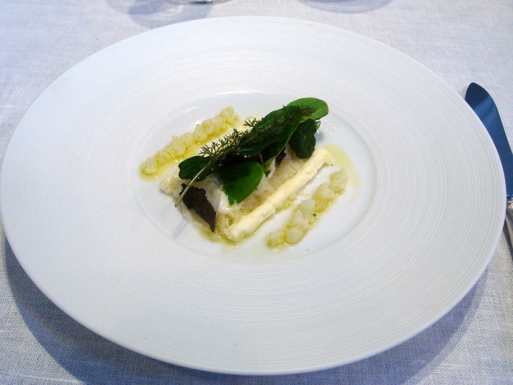 Pollock with brandade mousse