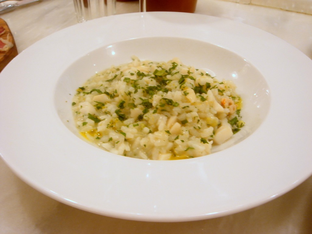 Scallop & fennel risotto with gremolata