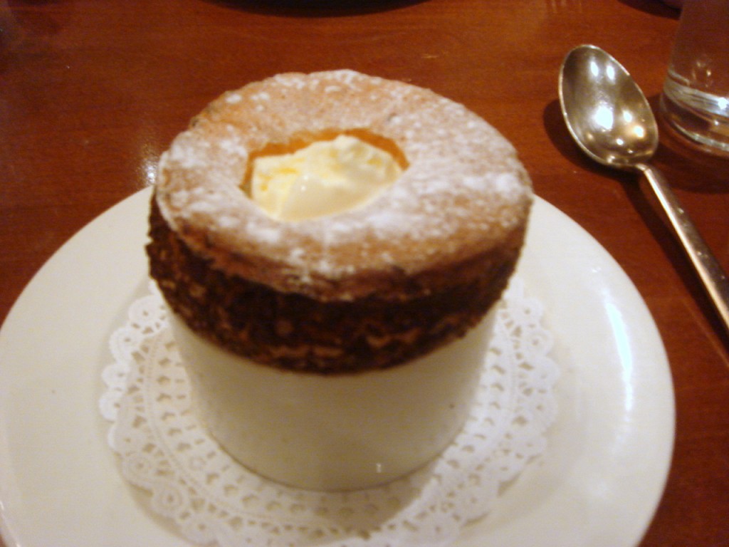 Bread & butter pudding souffle