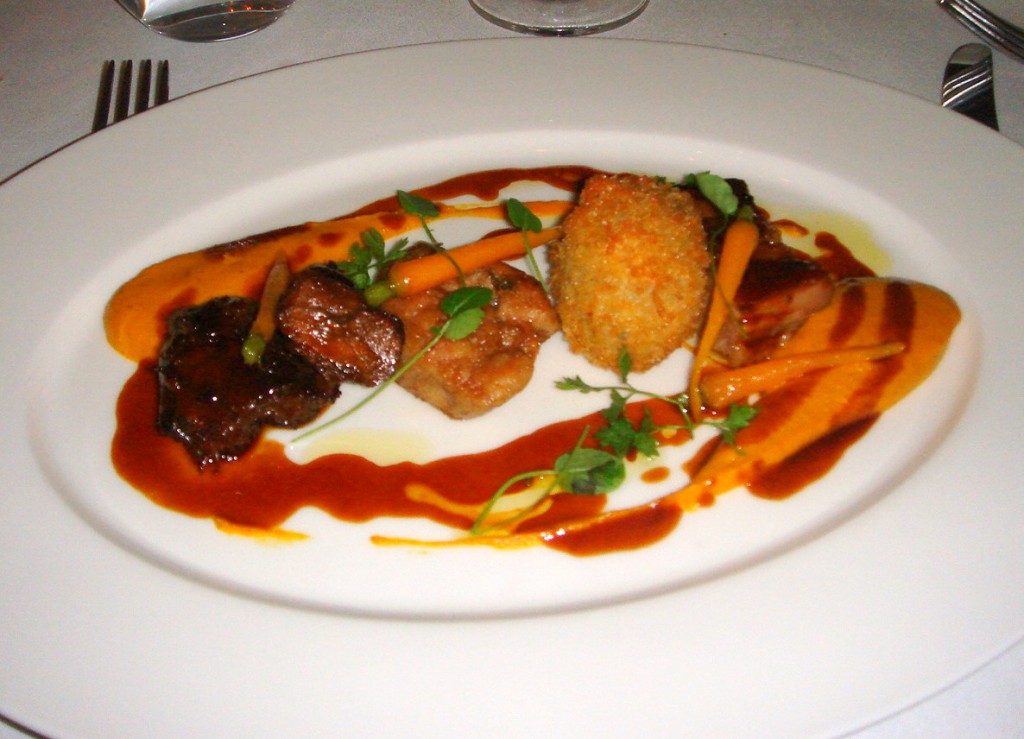 Assiette of French veal