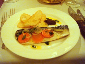 Soused Cornish mackerel with sea purslane