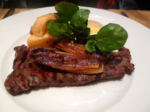 Onglet of beef