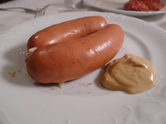 Veal sausages