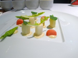 Asparagus & sweet and sour radish