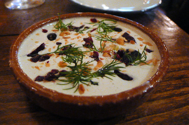 Ajo blanco and beetroot 