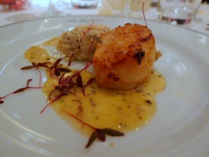 Hand-dived scallop