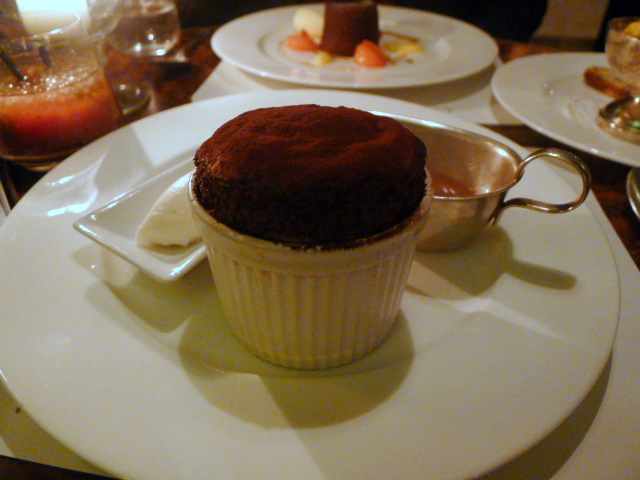 Chocolate soufflé 