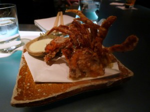 Fried soft-shell crab