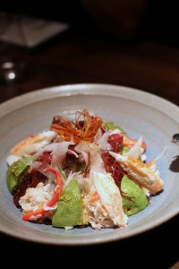 Alaskan king crab salad