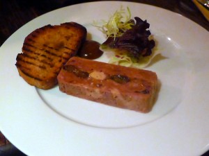 Pork head & foie gras terrine