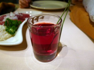 Cranberry vodka