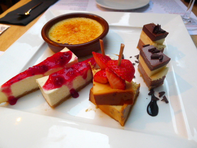A selection of desserts