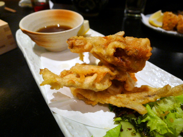Soft shell crab tempura 
