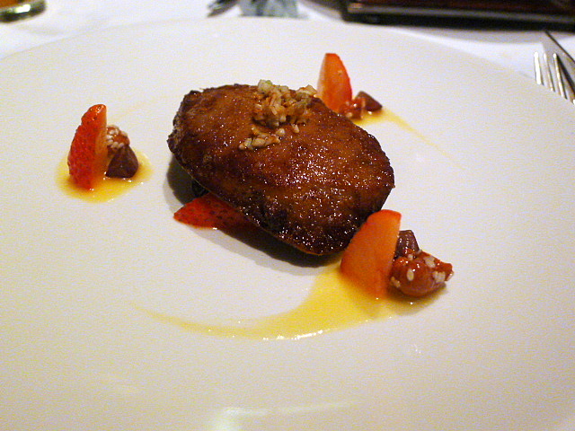 Pan-fried foie gras