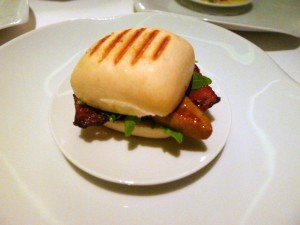 Foie gras panini