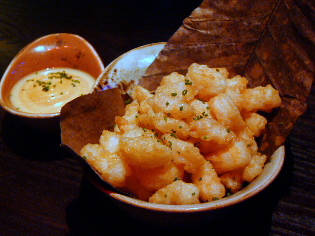 Prawn tempura ‘rock shrimp style’
