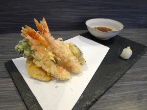 Umu blue tiger prawn tempura