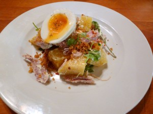 Ham, egg, beetroot & horseradish