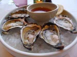 The Dining Room - Sydney rock oysters