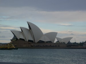 The Opera House at Dusk, from The Dining Room Restaurant