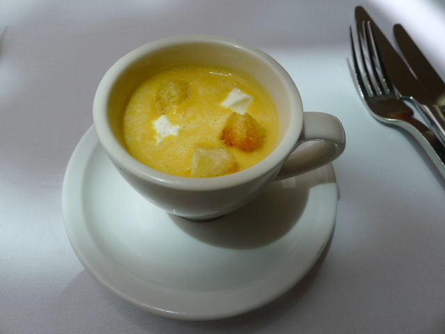 Glass Brasserie - pumpkin soup
