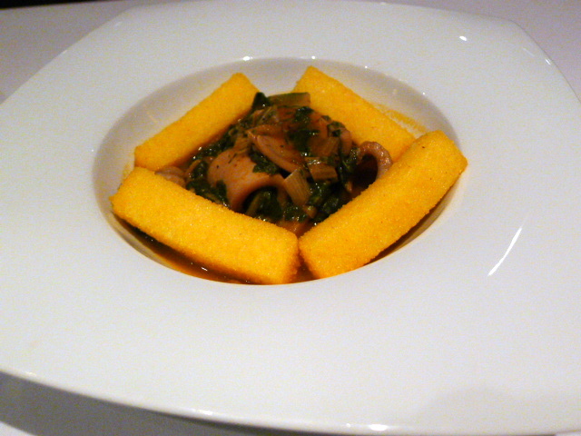 Dieci Restaurant - Squid with polenta