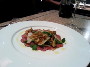 One Canada Square - Venison carpaccio