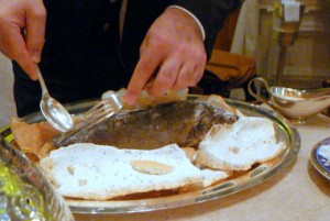 Ciragan Palace Kempinski Istanbul - Salt baked sea bass