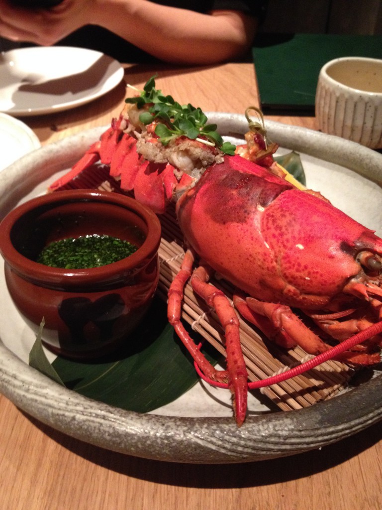 Roka - whole lobster with ponzu and umami dressing