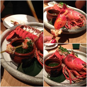 Roka - whole lobster with ponzu and umami dressing