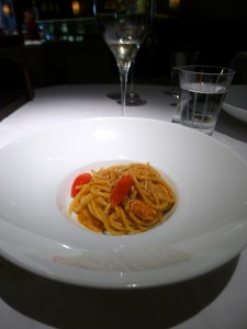 London Food Blog - Quattro Passi - Spaghetti with crab