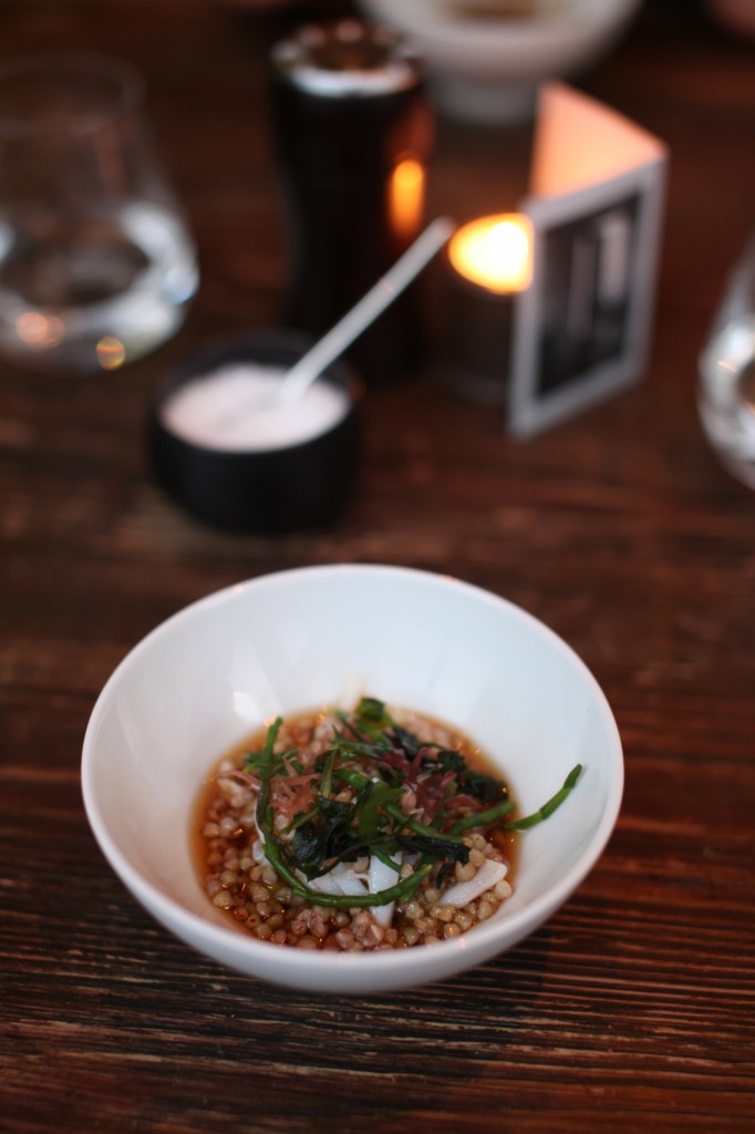 Dabbous - London Food Blog - Squid & buckwheat