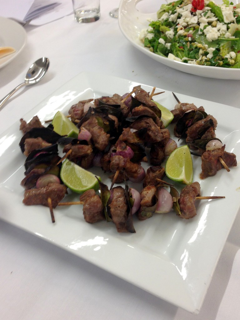 Nutrition in Practice at Leiths - London Food Blog - Lamb brochettes