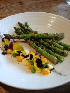 Rabbit - London Food Blog - Asparagus with confit egg