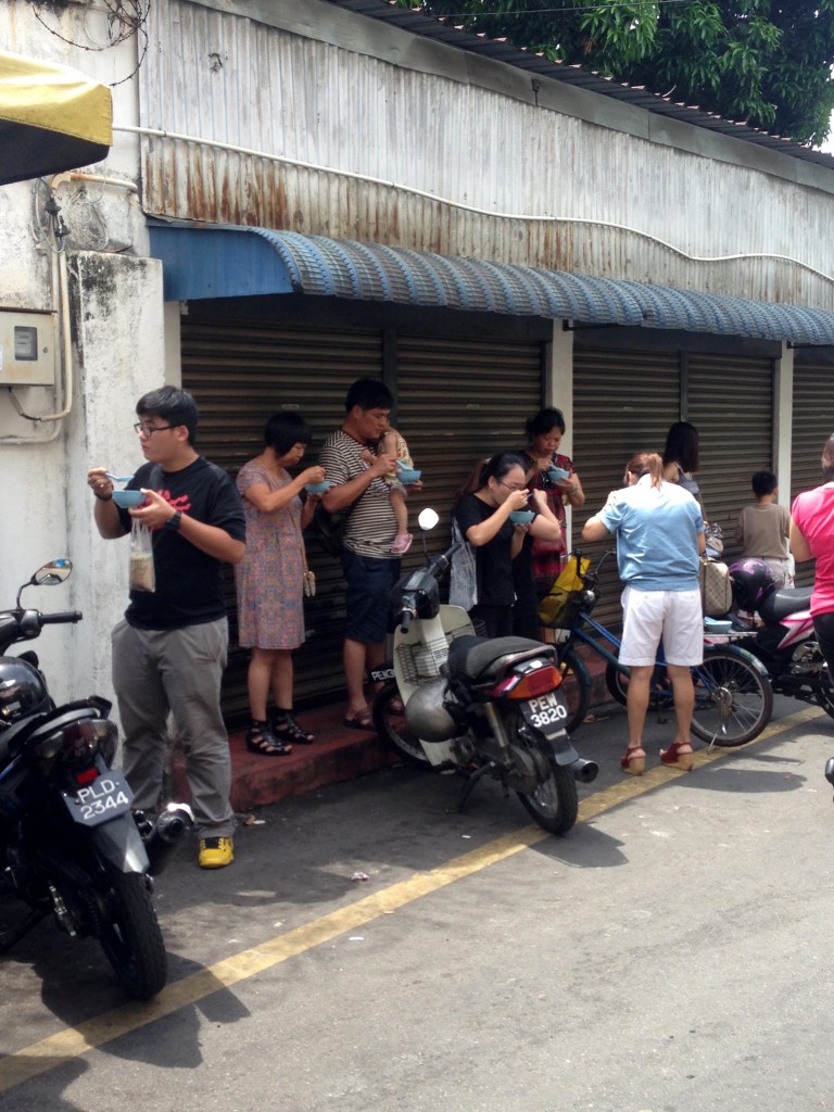 Penang Road Famous Cendol - London Food Blog - Locals eating cendol