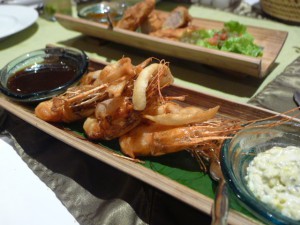 La Résidence Phou Vao - London Food Blog - Lao beer battered prawns