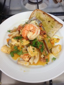 Muscadet Magic - London Food Blog - Our seafood stew