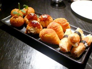 Hakkasan - London Food Blog - Selection of fried dim sum