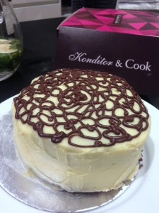 Konditor and Cook - London Food Blog - Curly Whirly decorating