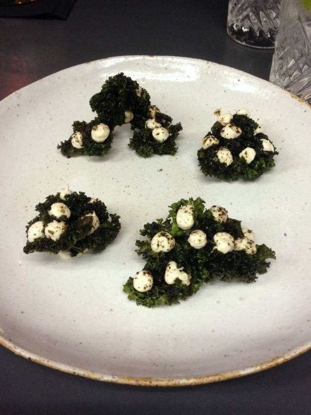 Perilla – London Food Blog - Roasted kale & cod roe