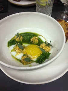 Perilla – London Food Blog - Fried duck egg