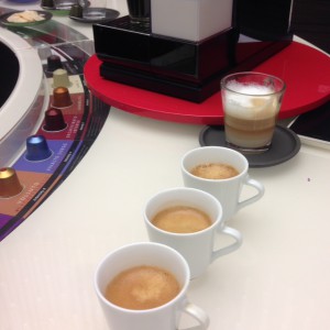 Nespresso Espresso tasters - London Food Blog