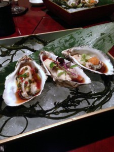 Tsukiji Sushi - London Food Blog - Rock oysters