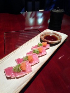 Tsukiji Sushi - London Food Blog - Chu-toro tataki