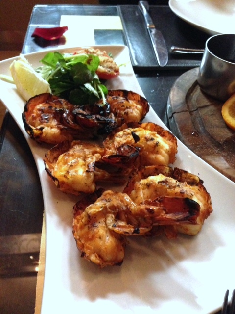 Mamounia Lounge - London Food Blog - Grilled king prawns