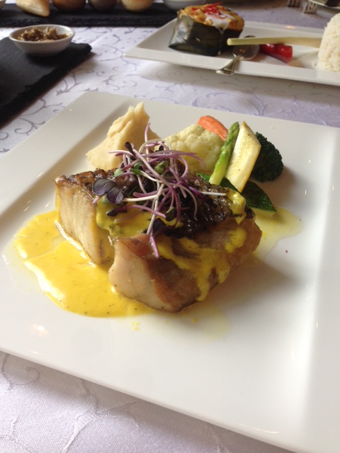 Raffles Hotel Le Royal Phnom Penh - London Food Blog - Sea bass fillets