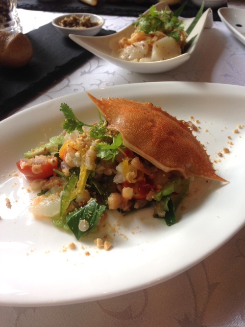Raffles Hotel Le Royal - London Food Blog - Flower crab salad