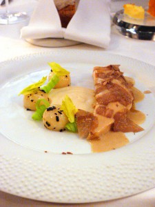 Helene Darroze - London Food Blog - Poulet de Bresse with white truffle