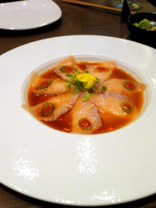 Oliver Maki - London Food Blog - Yellowtail sashimi